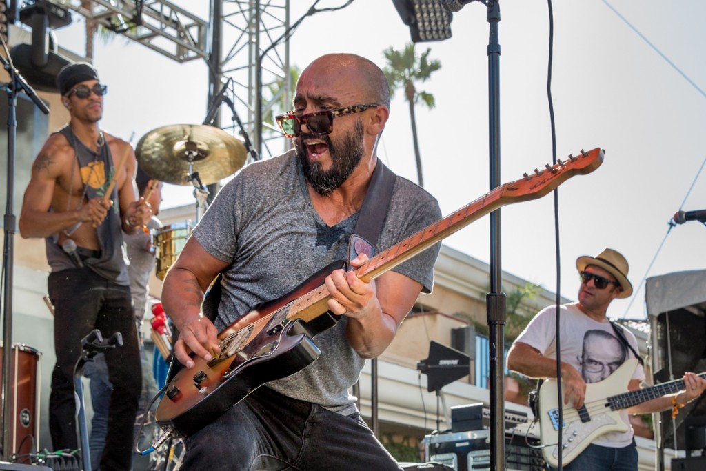 Ozomatli's Raul Pacheco front and center