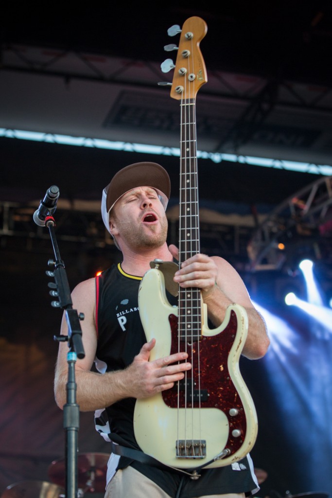Kyle McDonald of Slightly Stoopid and his upright bass